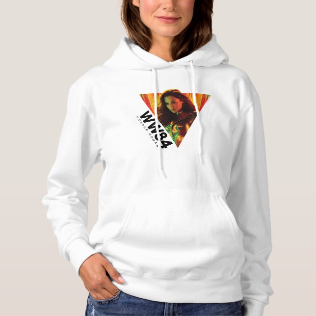 Sudadera WW84 | Red-Orange Wonder Woman Kaleidoscope (Anverso)