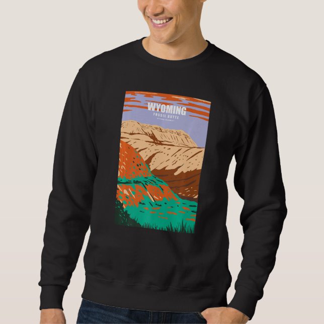 Sudadera Wyoming Fossil Butte National Monument Adventure C (Anverso)