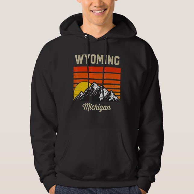 Sudadera Wyoming Michigan Hometown, Estados Unidos (Anverso)