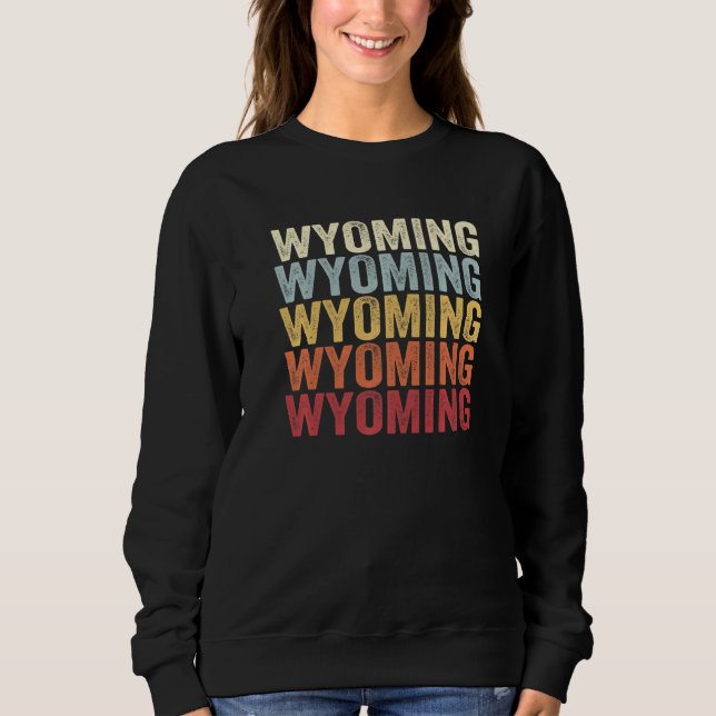 Sudadera Wyoming Michigan Wyoming MI Retro Vintage Text   (Anverso)