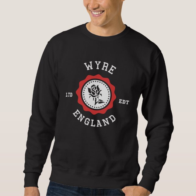 Sudadera WYRE England Rose Badge (Anverso)