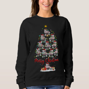 Sudadera Xmas alumbra a Navidades de perro de Santa China a