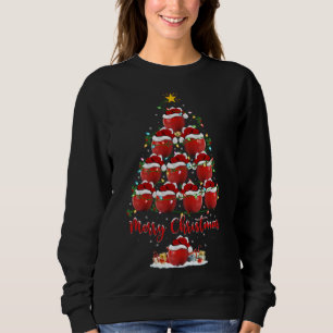 Sudadera Xmas del amante de la fruta de Apple coincidiendo 