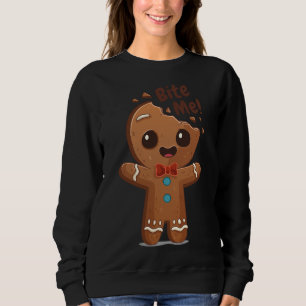 Sudadera Xmas Gingerbread Man Me Comete Regalos Para Navida