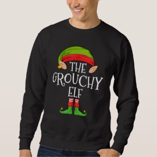Sudadera Xmas Grouchy Elf Matching Men Christmas Family