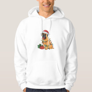 Sudadera Xmas Iluminando Santa Hat España Mastiff Perro Cri