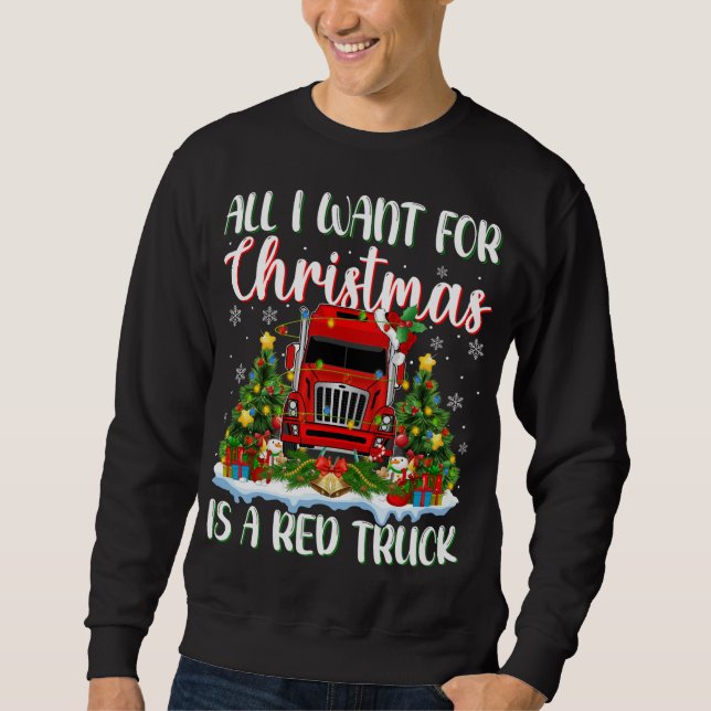 Sudadera Xmas Iluminar Santa Todo Lo Que Quiero Para Los Na (Anverso)