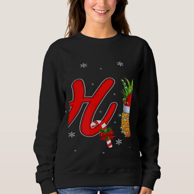 Sudadera Xmas Lights Pineapple Ho3 Ho Ho Ho Pineapple Chris (Anverso)