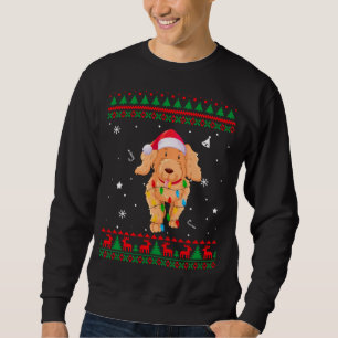 Sudadera Xmas Navidades suéteres feos alumbran amor a perro