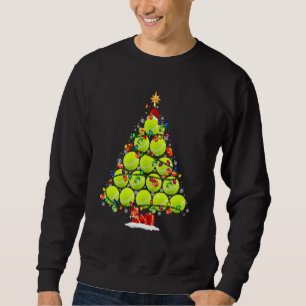 Sudadera Xmas Tree Tennis Xmas Ilumina Santa Tennis Ball Pl
