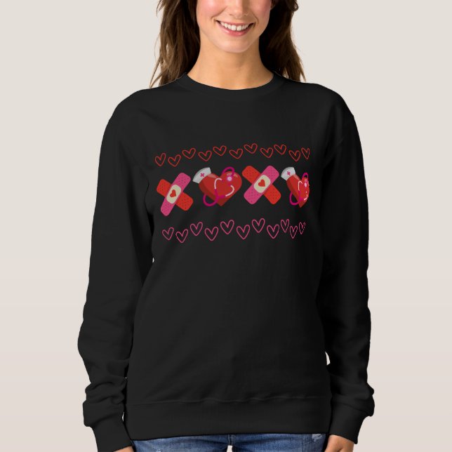 Sudadera XOXO Medical Valentine's Day Shirt  (Anverso)