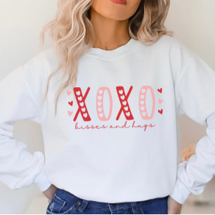 Sudadera XOXO Valentine's Day Shirt, Xoxo Cute T-Shirt
