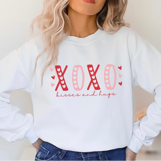Sudadera XOXO Valentine's Day Shirt, Xoxo Cute T-Shirt (Subido por el creador)