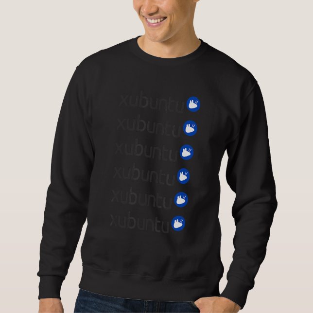 Sudadera Xubuntu Entorno de Escritorio Xfce Ubuntu Linux So (Anverso)
