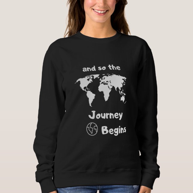 Sudadera Y Así Comienza El Viaje (Anverso)