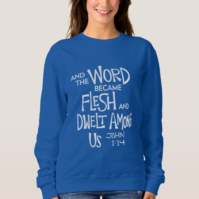 Sudadera Y el Verbo se hizo Carne (Anverso)
