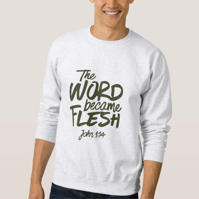 Sudadera Y el Verbo se hizo Carne 2 (Anverso)