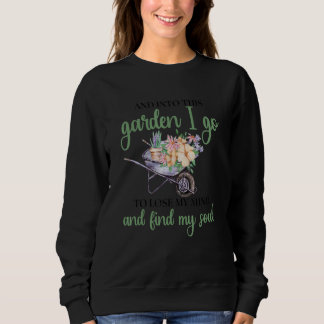 Sudadera Y entro al jardín para perder mi mente y encontrar