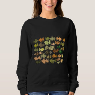 Sudadera Y Patrón De Pescado De Color Marrón