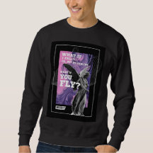 ¿Y si Vuelas Camiseta de tipografía motivacional