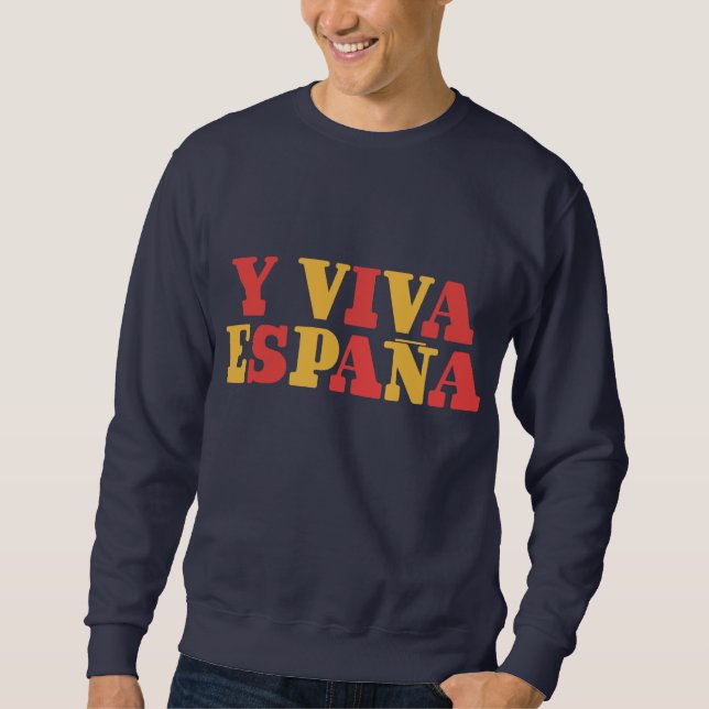 Sudadera Y viva España (Anverso)