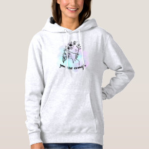 Sudadera Ya basta de animar un mensaje positivo