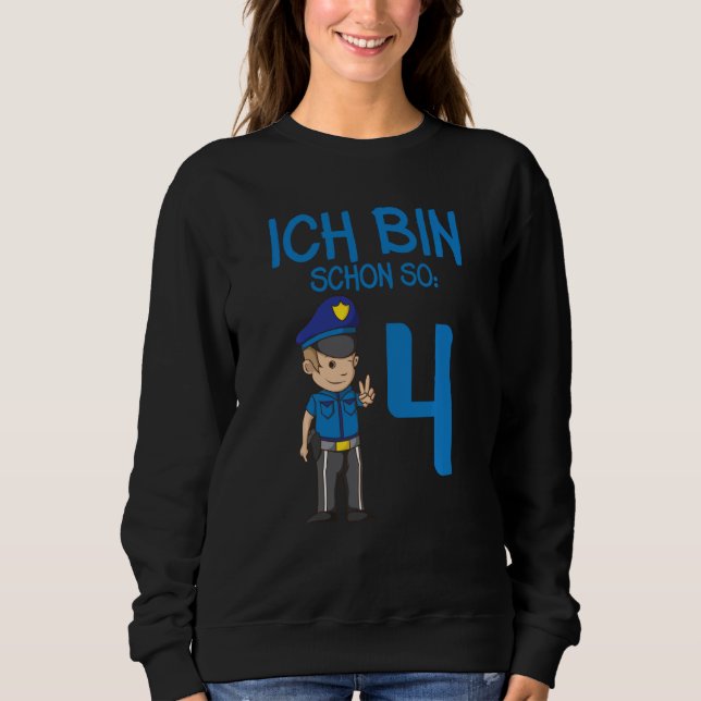 Sudadera Ya Tengo Cuatro Papeles Policiales (Anverso)