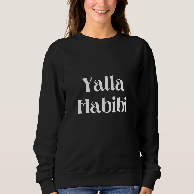 Sudadera Yalla Habibi (Anverso)