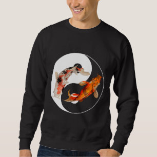 Sudadera Yang Carp Balance Taijitu Japonés Nishikigoi Koi