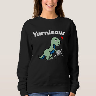 Sudadera Yarnisaur Knitters Crochet And Crafters T