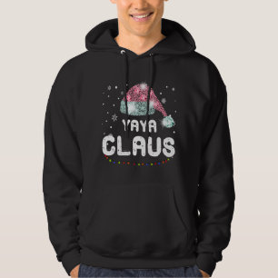 Sudadera Yaya Claus Navidades Gorra Diamond Pajama Family M
