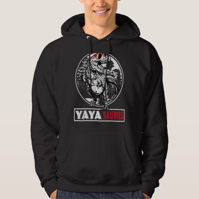 Sudadera Yayasaurus Dinosaur Yaya Saurus Abuela (Anverso)