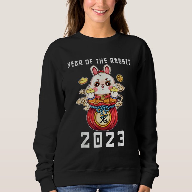 Sudadera Year of The Rabbit Chinese Zodiac Lunar New Year 2 (Anverso)