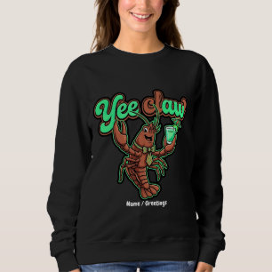 Sudadera Yee Claw Retro Langostinos Tazón Costero Cóctel