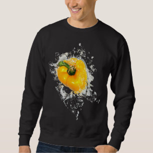 Sudadera Yellow Bell Pepper Splash Funny Gift Vintage Guay