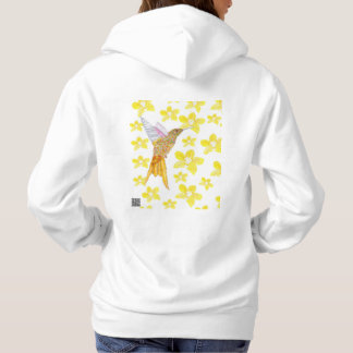 Sudadera Yellow Floral Hummingbird