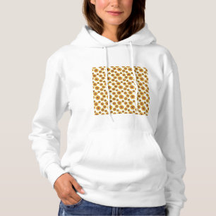 Sudadera Yellow Orange Flowers Pattern