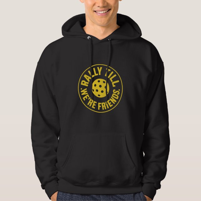 Sudadera Yellow Rally Till We're Friends Badge (Anverso)