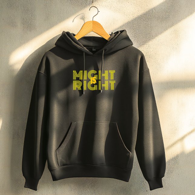 Sudadera Yellow right typography inspirational quote  (Subido por el creador)