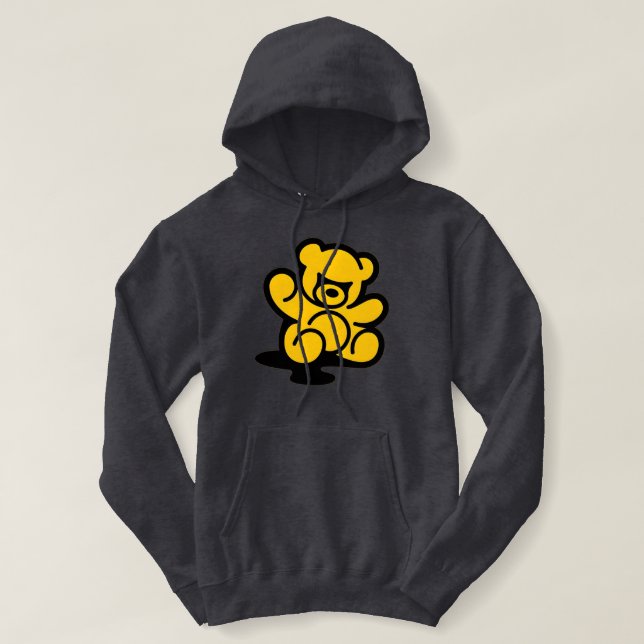 Sudadera Yellow Teddy Trouble (Diseño del anverso)