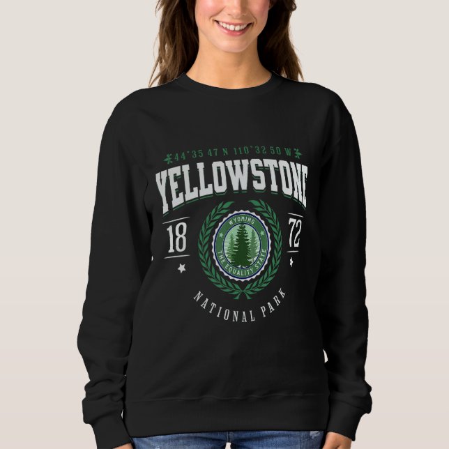 Sudadera Yellowstone National Park is Calling and I Must Go (Anverso)