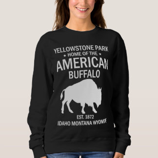 Sudadera Yellowstone National Park US Bison Buffalo
