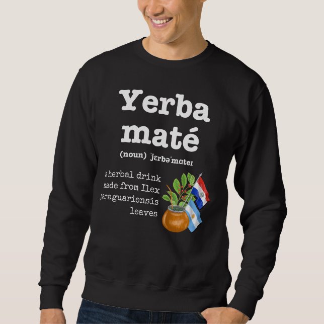 Sudadera YERBA MATE Definition (Anverso)