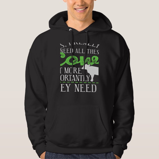 Sudadera Yes I Really Do Need All These Cows Present (Anverso)