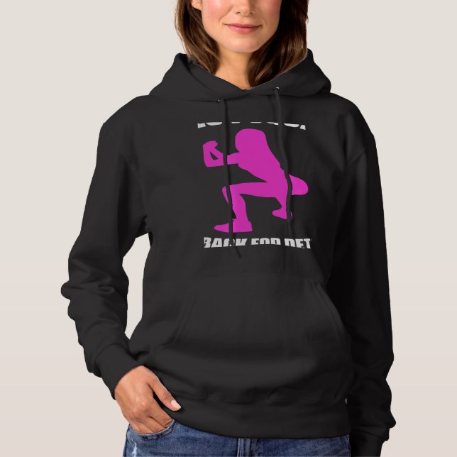 Sudadera Yes I Squat See Back For Details Workout for Fitne (Anverso)