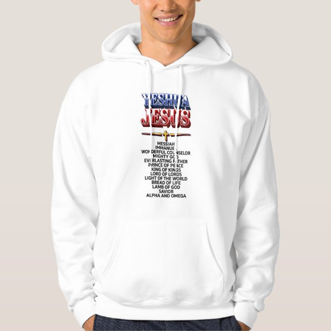 SUDADERA YESHUA - CRISTO (Anverso)