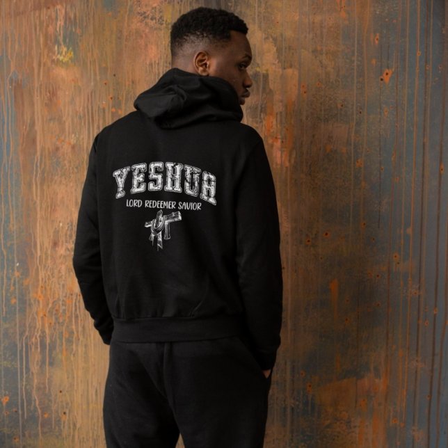 Sudadera Yeshua Lord Redeemer Savior Retro Typografía (Subido por el creador)