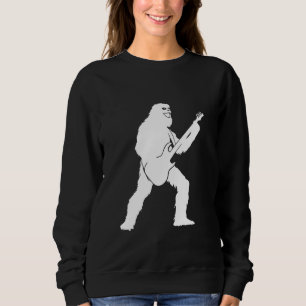 Sudadera Yeti Jamming Con Silhouette De Guitarra Eléctrica