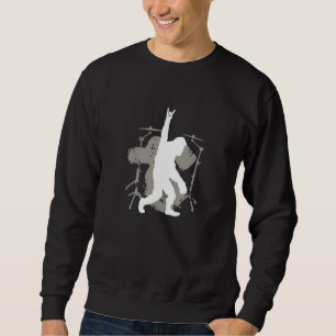 Sudadera Yeti tambores de tambor Rocking Instrumento musica