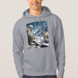 Sudadera Yeti y el leopardo de las nieves